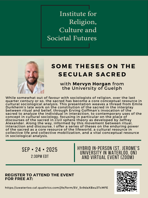 IRCSF Seminar Series Poster